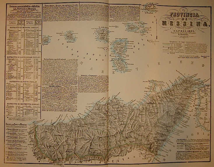 Marzolla Benedetto Provincia di Messina 1858 Napoli